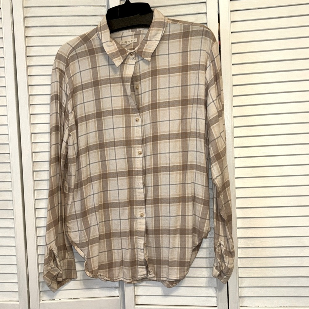 EUC tunic button down top from Dillard’s